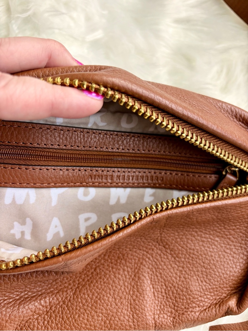 Aimee Kestenberg Milan Leather Bum Bag - Picture 7 of 13